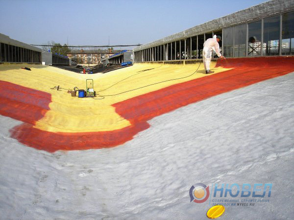 применение полимочевины для гидроизоляции, защитное покрытие от влаги для кровель