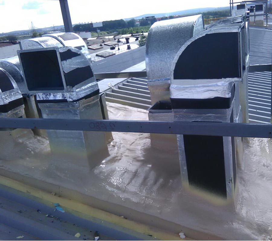 Недорого гидроизолируем кровлю ангара