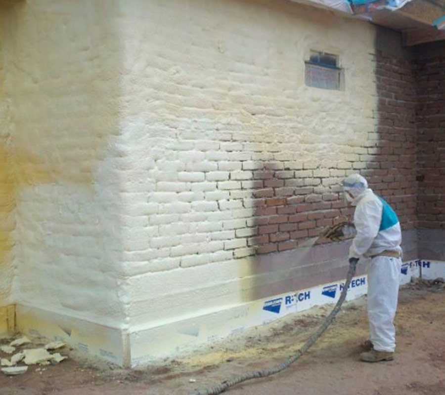 Гидроизоляция пенополиуретаном