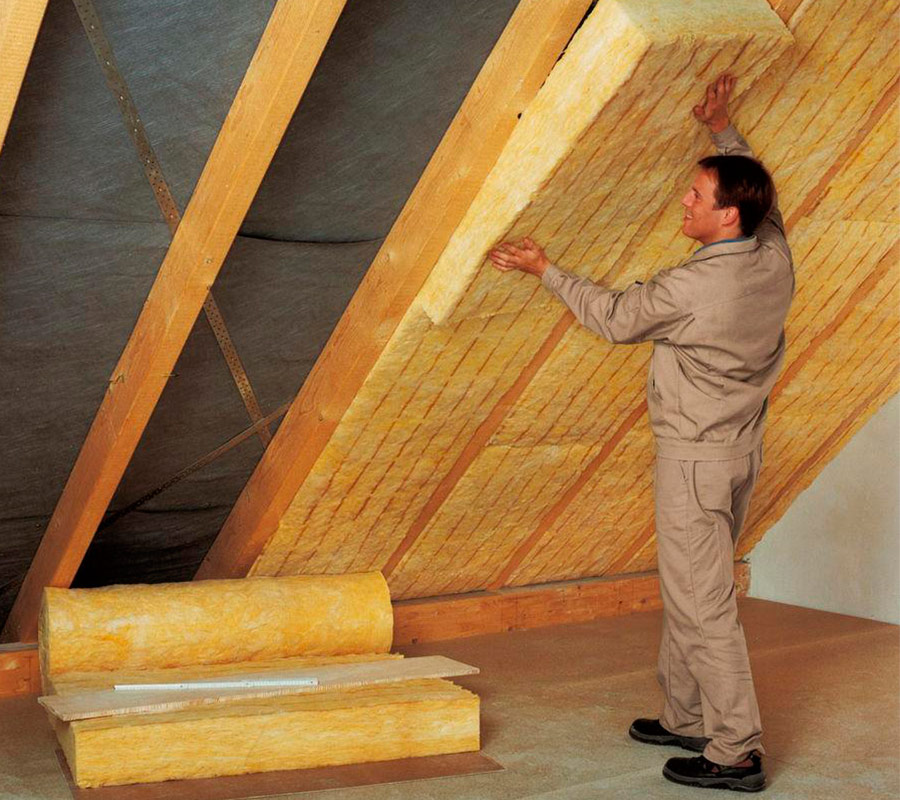 Утепление крыши дома недорого