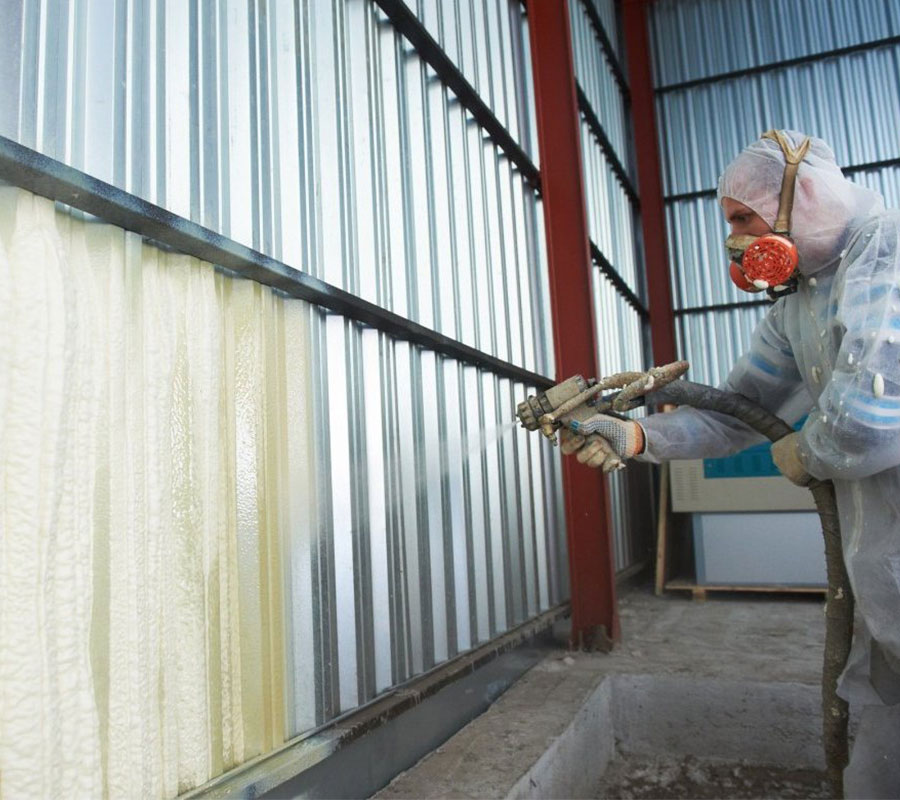 Утепление ангаров ППУ