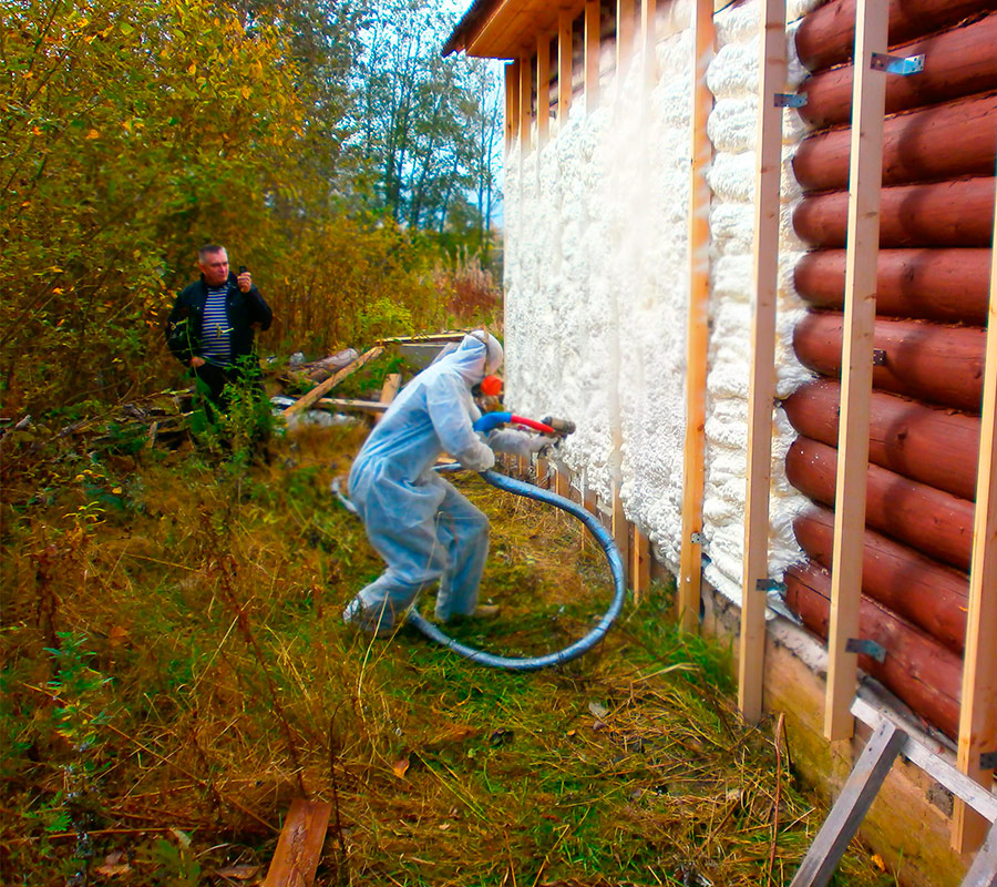 Недорого утепляем стены дома
