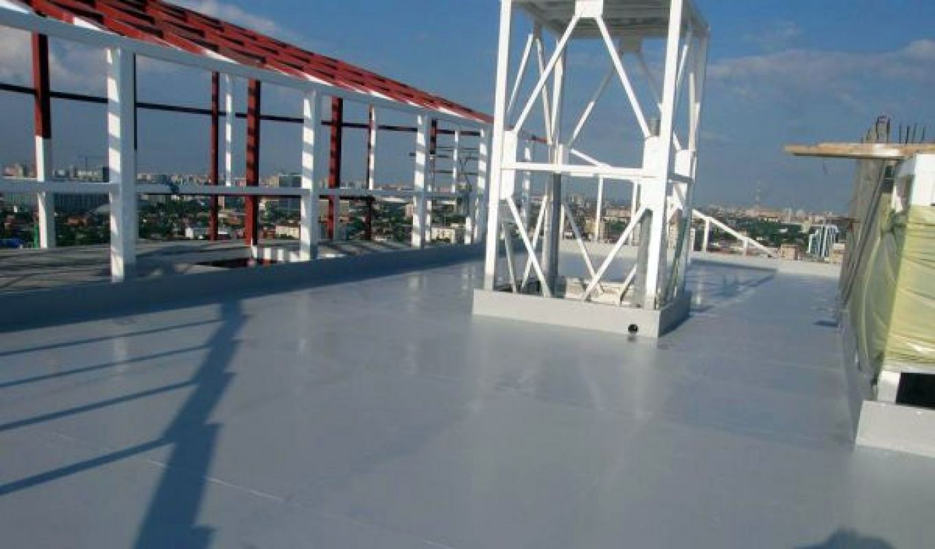 Гидроизоляция кровли ЖК Адмирал